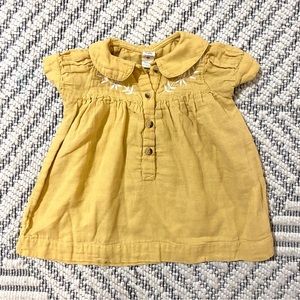 Kate Quinn Mustard Yellow Dress l Size 6-12 months